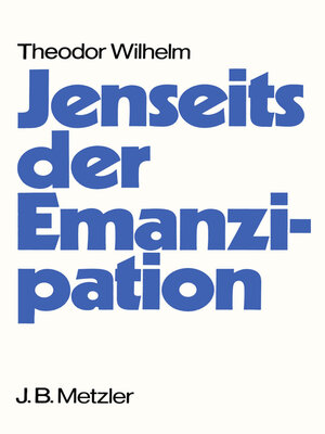cover image of Jenseits der Emanzipation